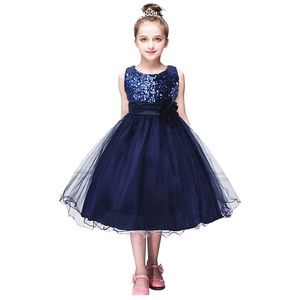 Size 2T/3T formal dress navy blue